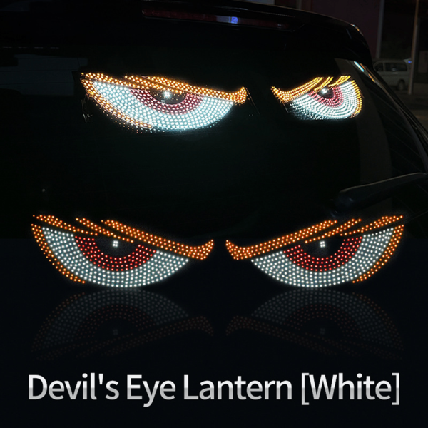 LED Demon Eyes Car Display – Interactive Winking Eyes Animation Panel for Windshield & Rear Window Decoration - Image 4