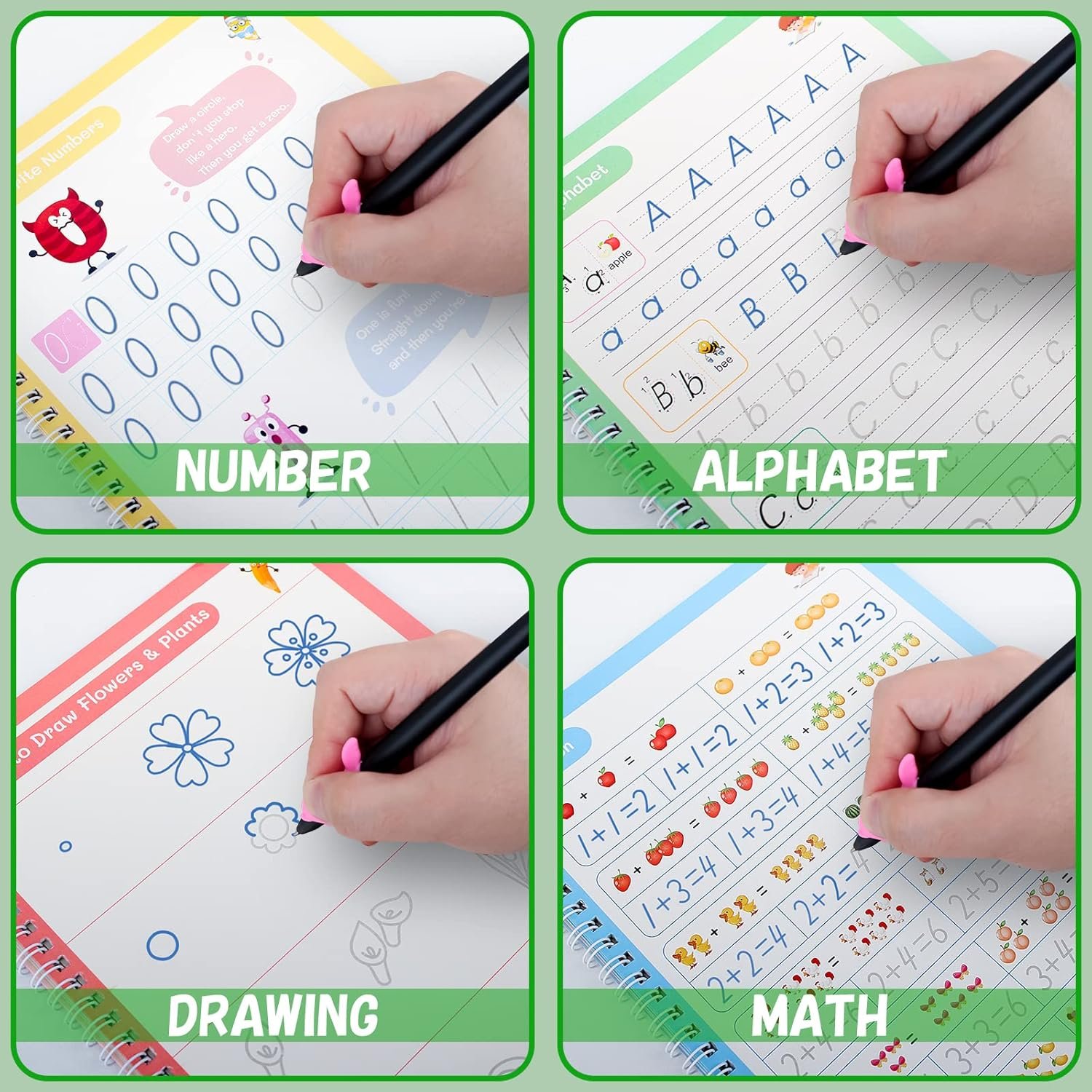Magic Writing Copybook for Kids – Reusable Learning Set - Image 2