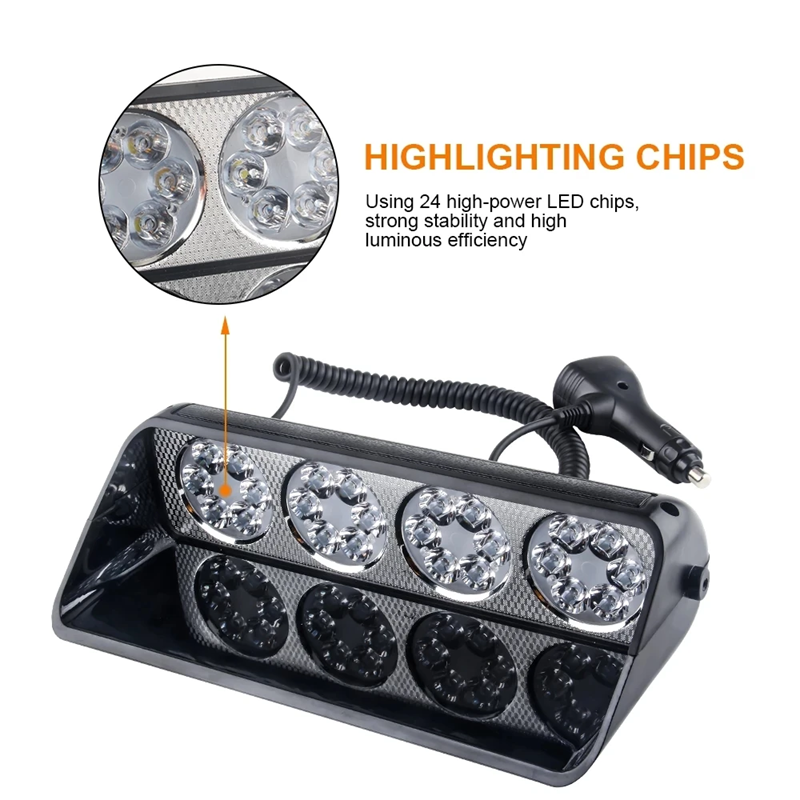 16 LED Car Strobe Light – High‑Visibility Emergency & Warning Flash - Image 3