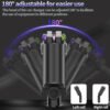 5-in-1 Car Phone Charger with Star Projection & Fragrance - Thumbnail Image 5
