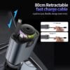 5-in-1 Car Phone Charger with Star Projection & Fragrance - Thumbnail Image 4