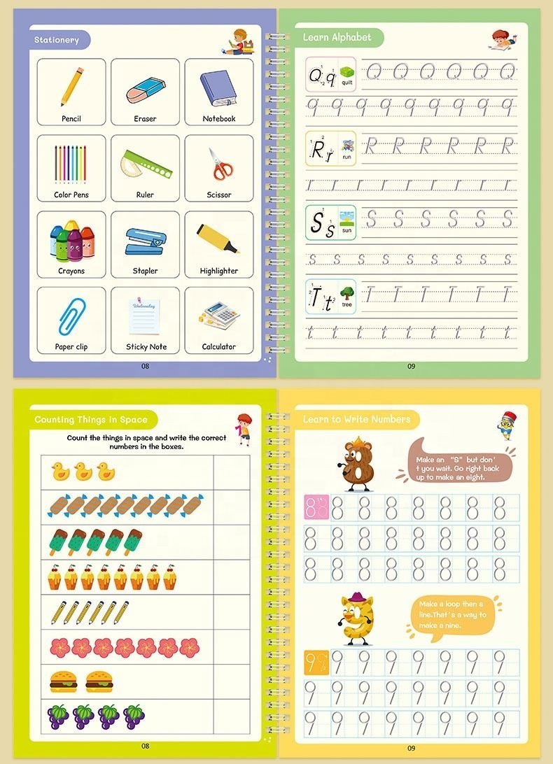 Magic Writing Copybook for Kids – Reusable Learning Set - Image 8