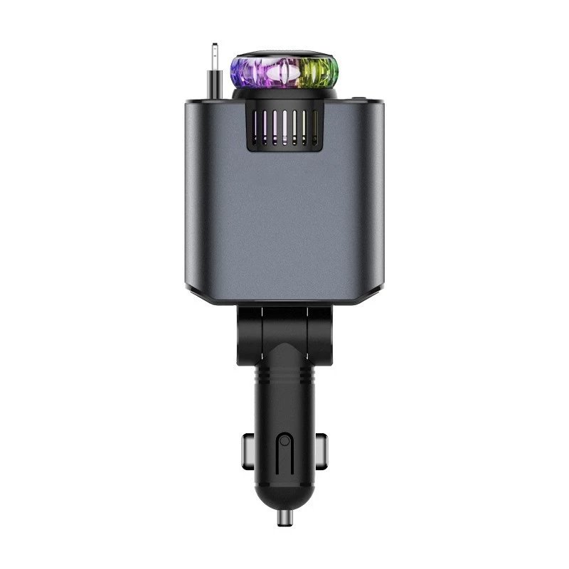 5-in-1 Car Phone Charger with Star Projection & Fragrance - Image 3