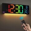Large Modern Wall Clock – Remote Controlled! - Thumbnail Image 1