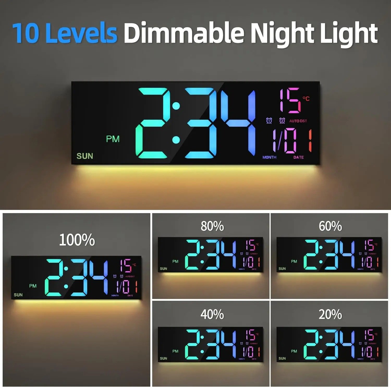 Large Modern Wall Clock – Remote Controlled! - Image 4