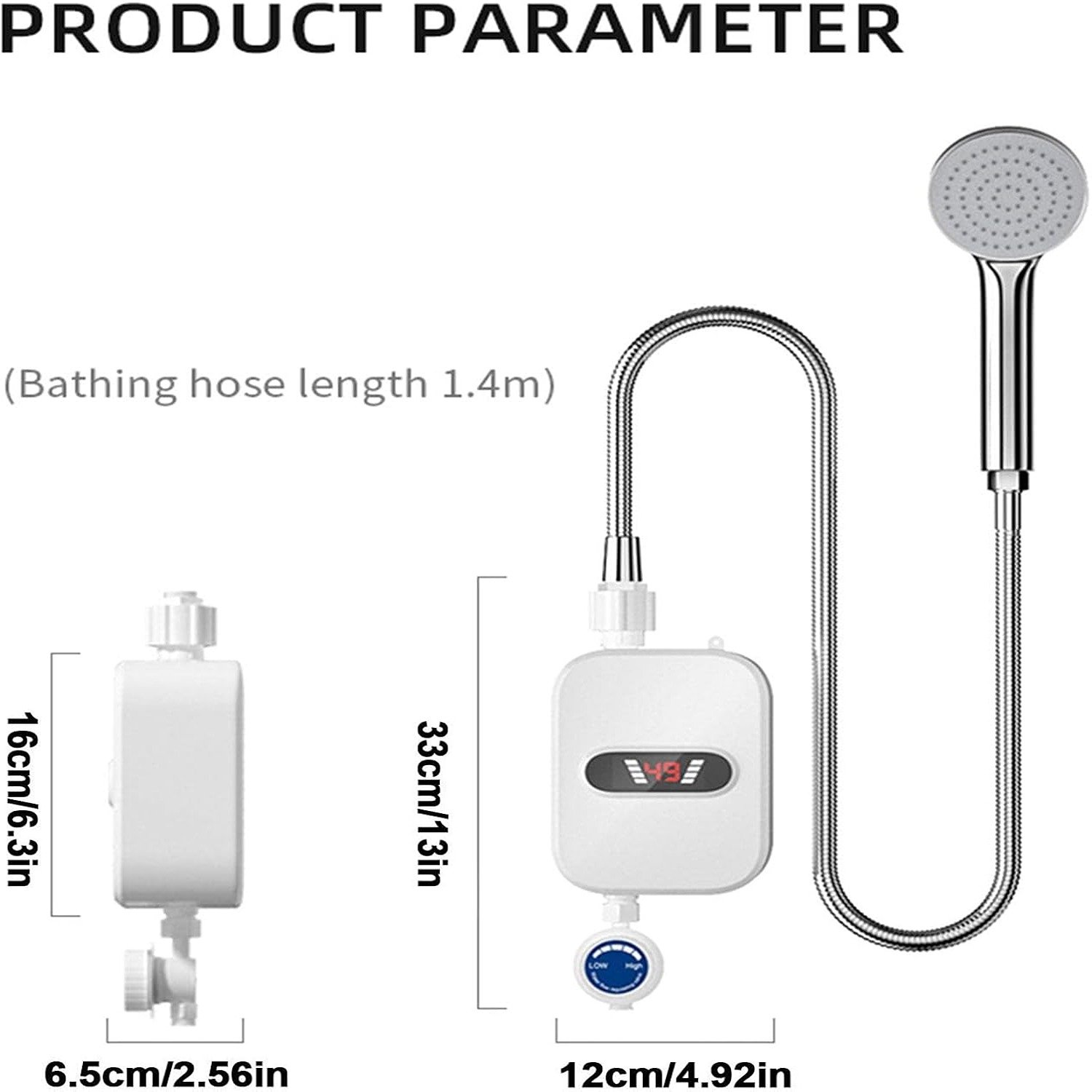 Mini Instant Electric Water Heater – 3.5kW LED, Tankless & Waterproof - Image 5
