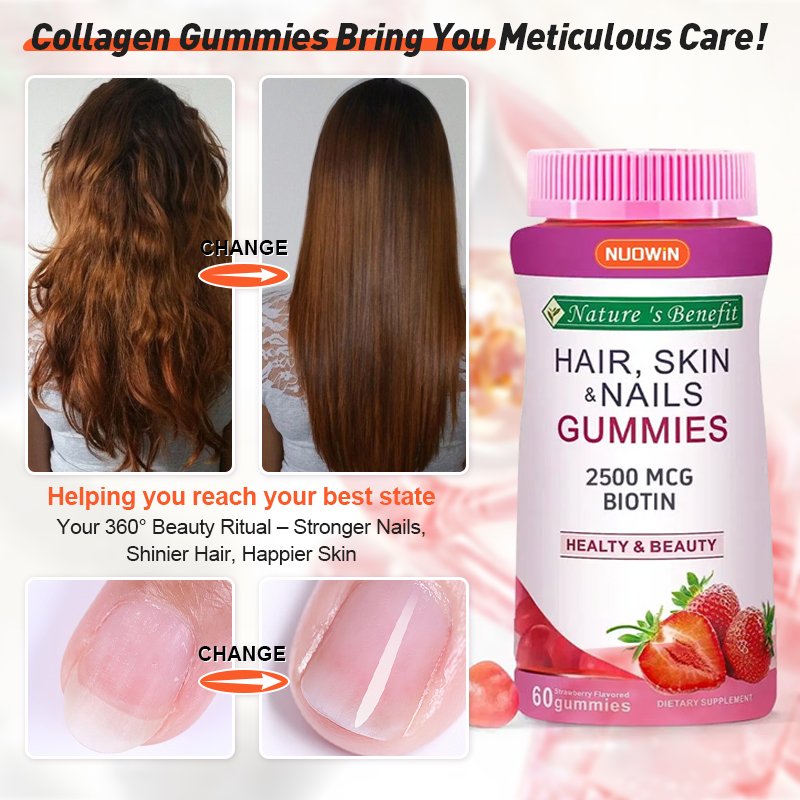Nature’s Bounty Hair Skin & Nails Beauty Support Gummies - Image 2