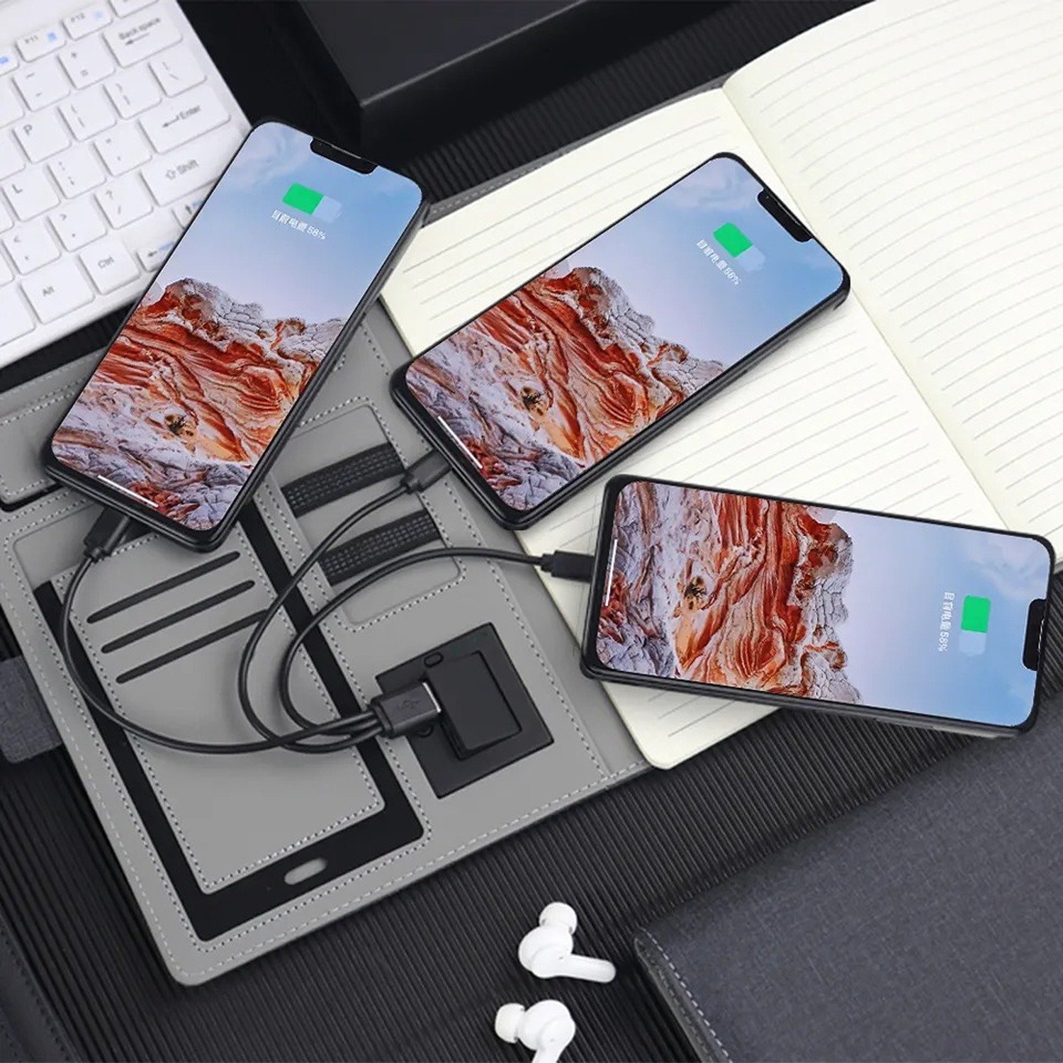 Wireless Charging Smart Business Notebook - Image 3