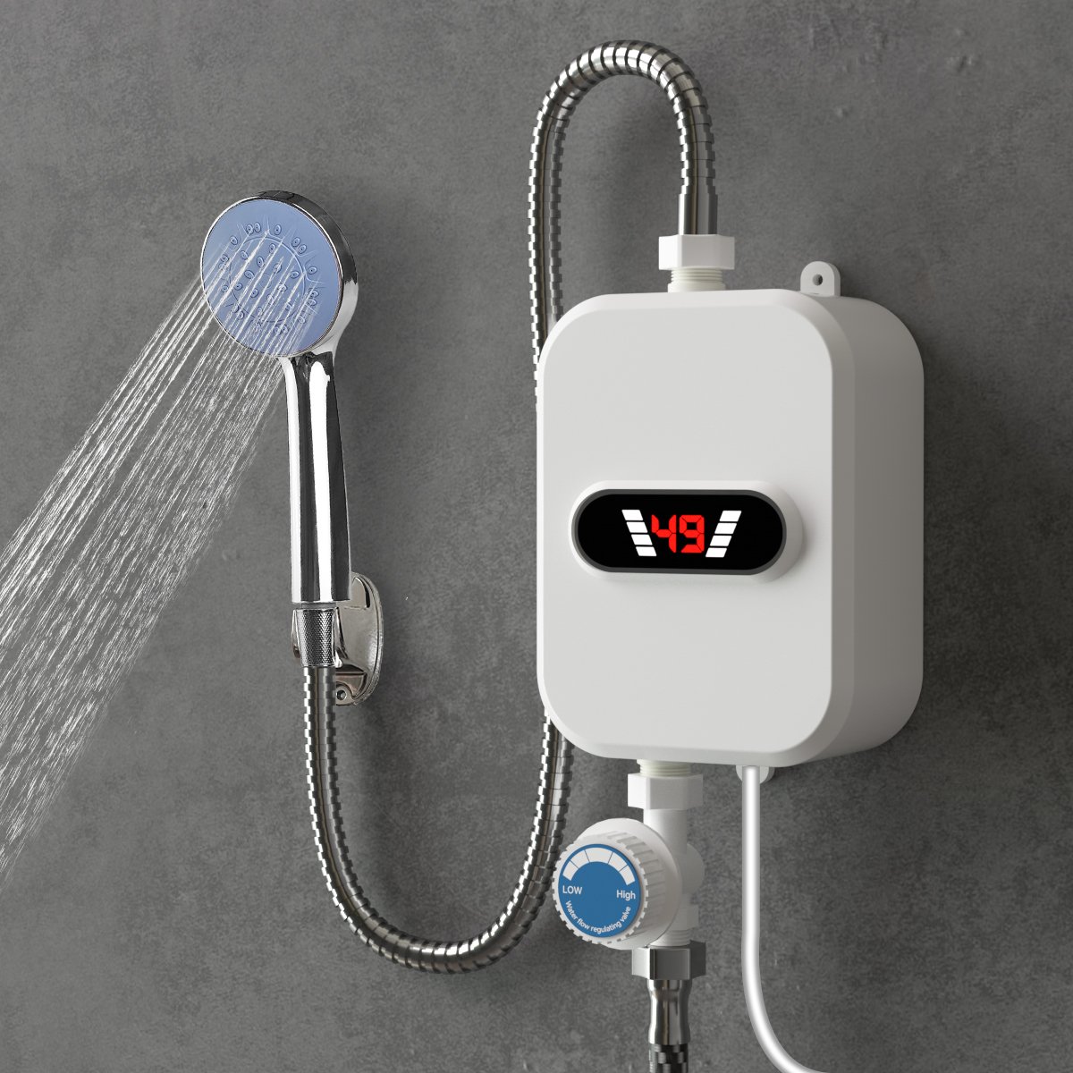 Mini Instant Electric Water Heater – 3.5kW LED, Tankless & Waterproof - Image 1