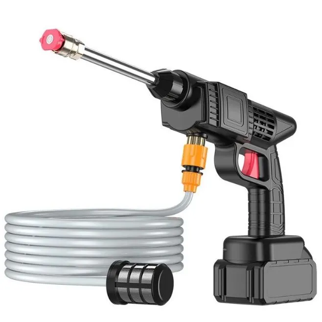 Rechargeable Multi-function High Pressure Portable Car Washing Gun - Image 2