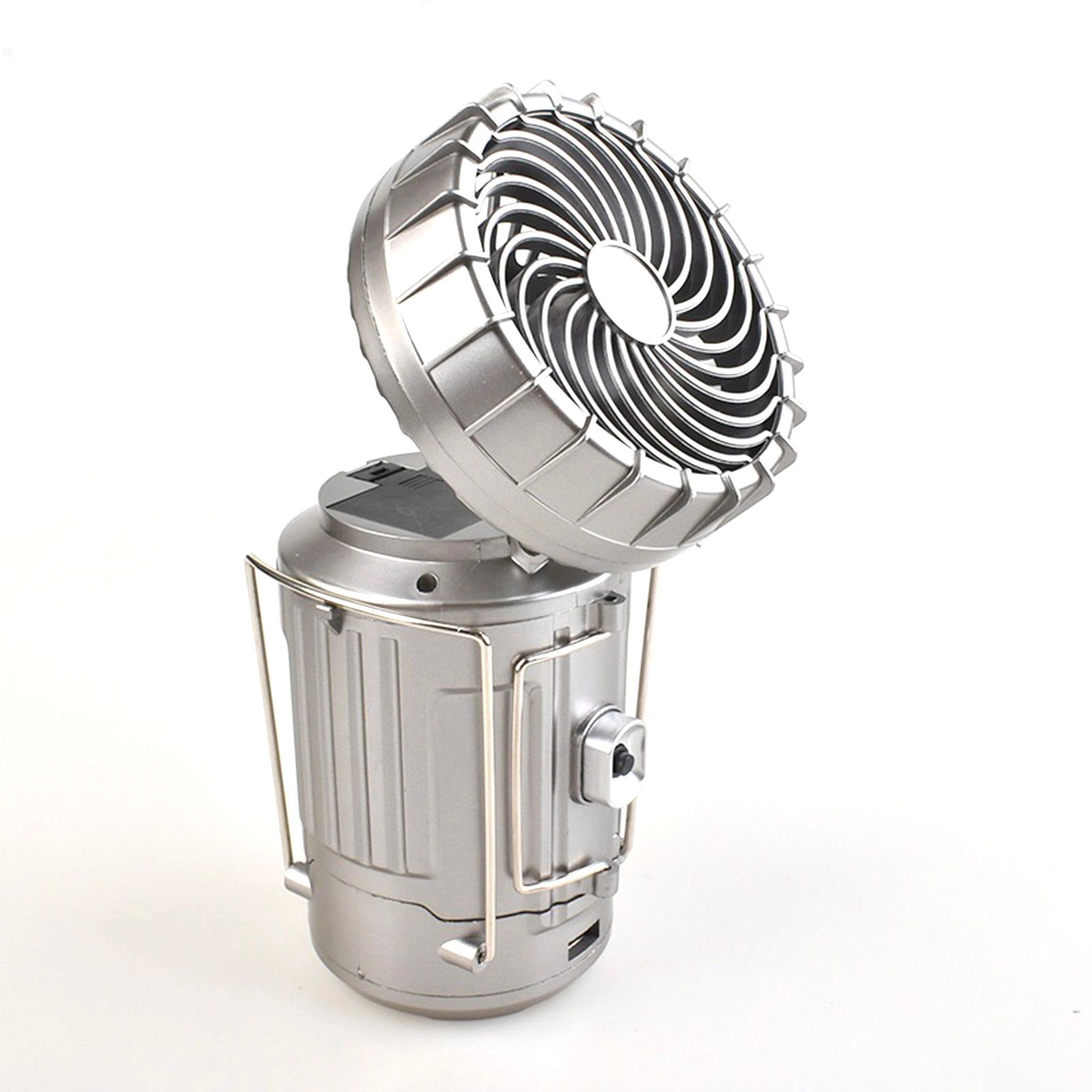 Portable solar camping light with fan and mobile phone charging - Image 7