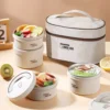 Stainless Steel Insulated Portable Lunch Box - Thumbnail Image 1