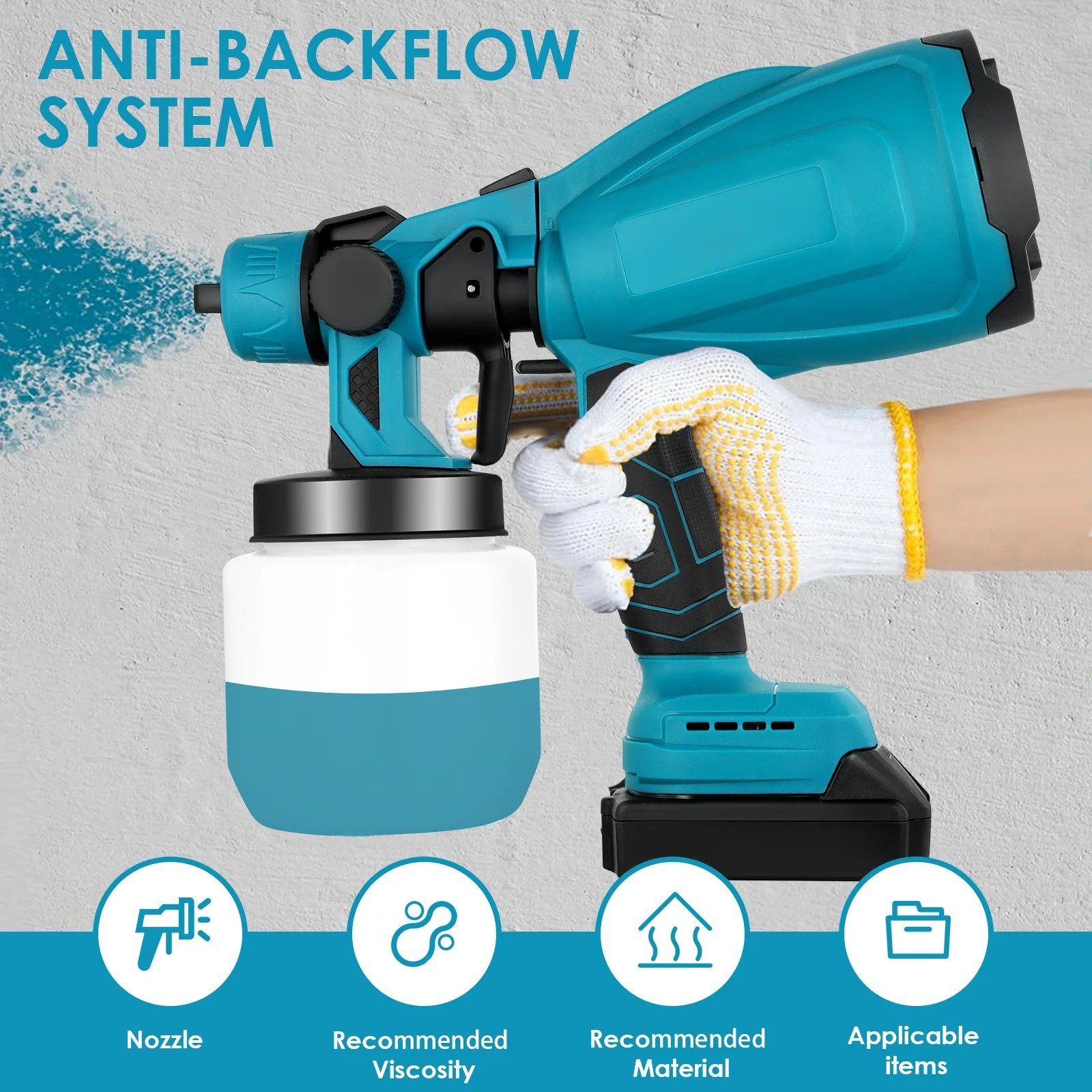 Electric Cordless Paint Sprayer - Image 1