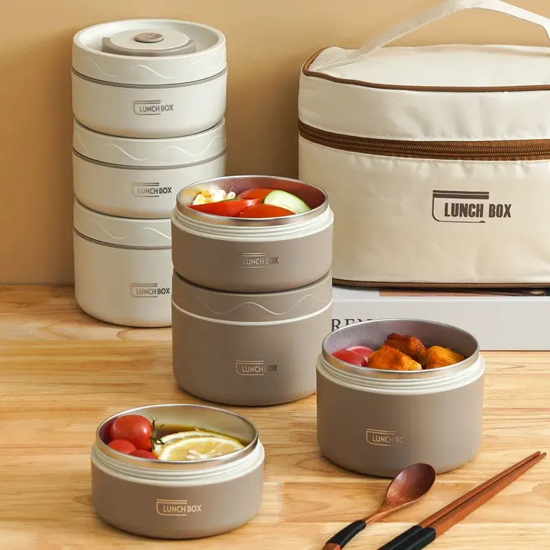 Stainless Steel Insulated Portable Lunch Box - Image 3
