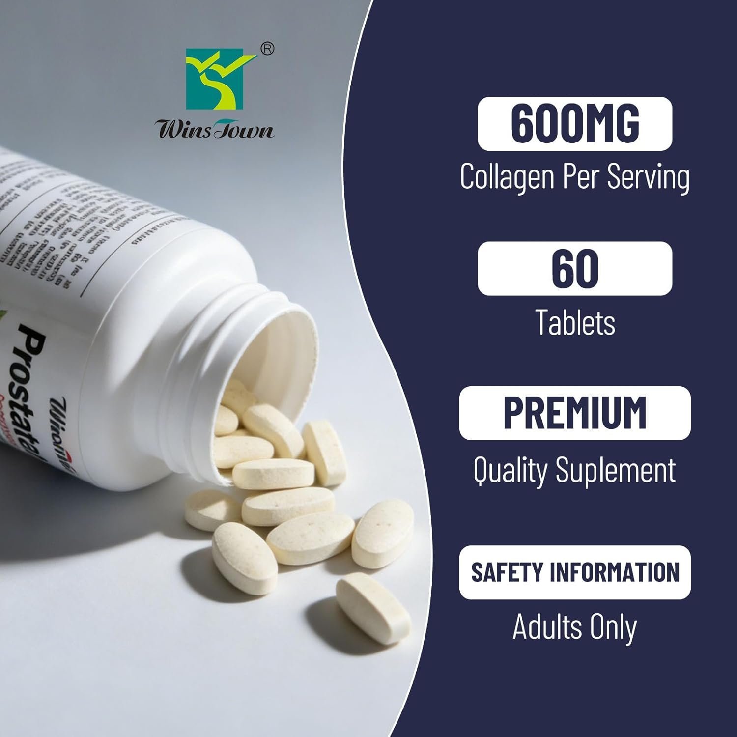 Prostate Health Tablets, Supports Men's Wellness, 60 Ct | With Saw Palmetto & Ginger Root, Supports Bladder Control, Prostate & Urinary Health - Image 4