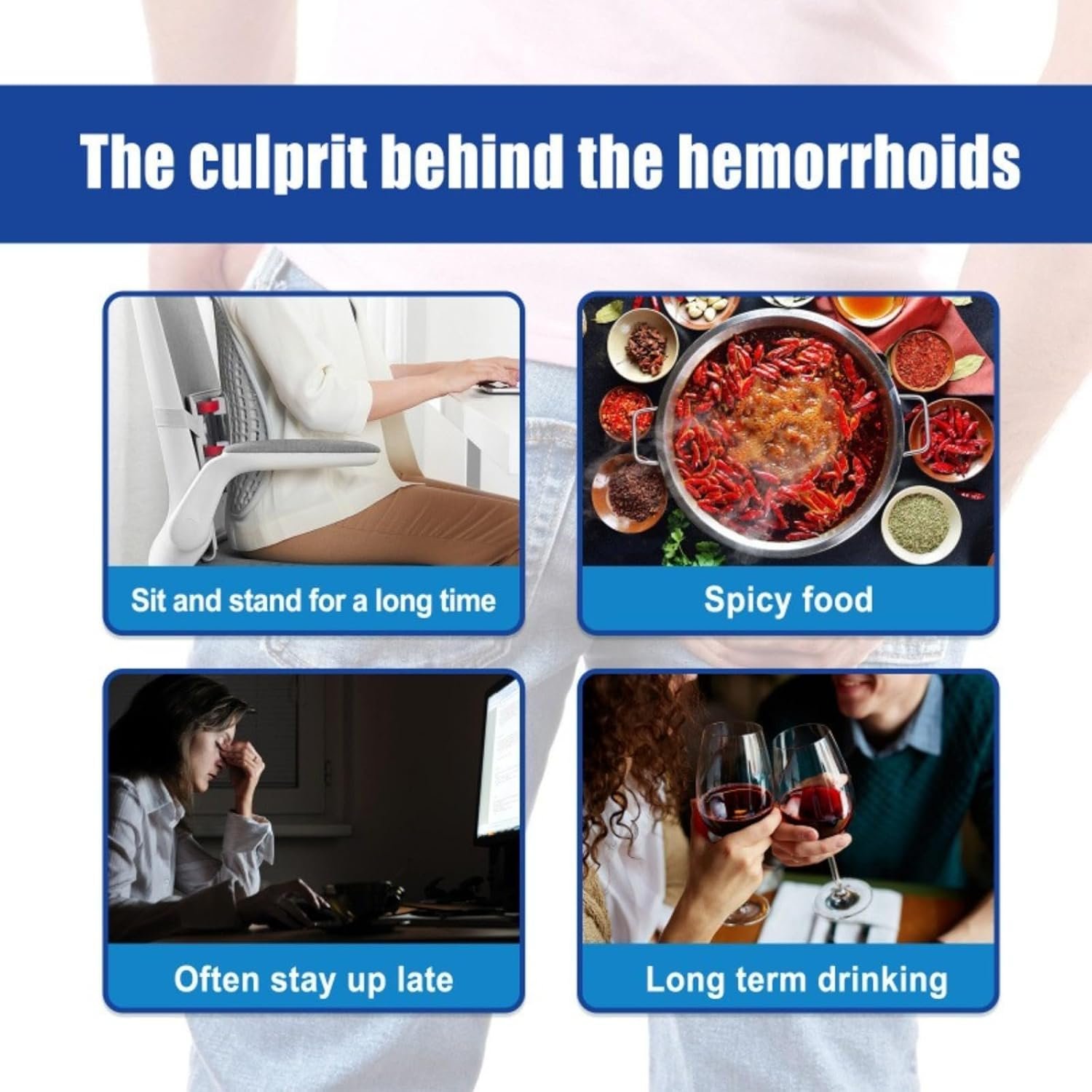 Natural Herbal Strength Hemorrhoids Capsules, Natural Hemorrhoids Relief Capsules - Image 2