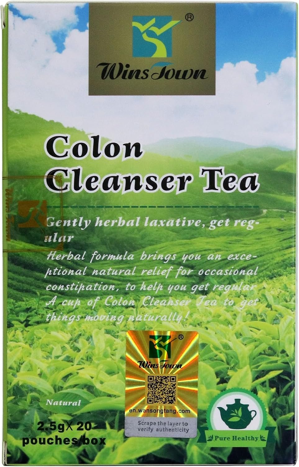 Colon Cleanser Tea, Natural Herbal Blend, 20 Teabags | Supports Regularity & Gut Comfort, Relieve Bloating, Digestive Health - Image 5