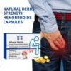 Natural Herbal Strength Hemorrhoids Capsules, Natural Hemorrhoids Relief Capsules - Thumbnail Image 8