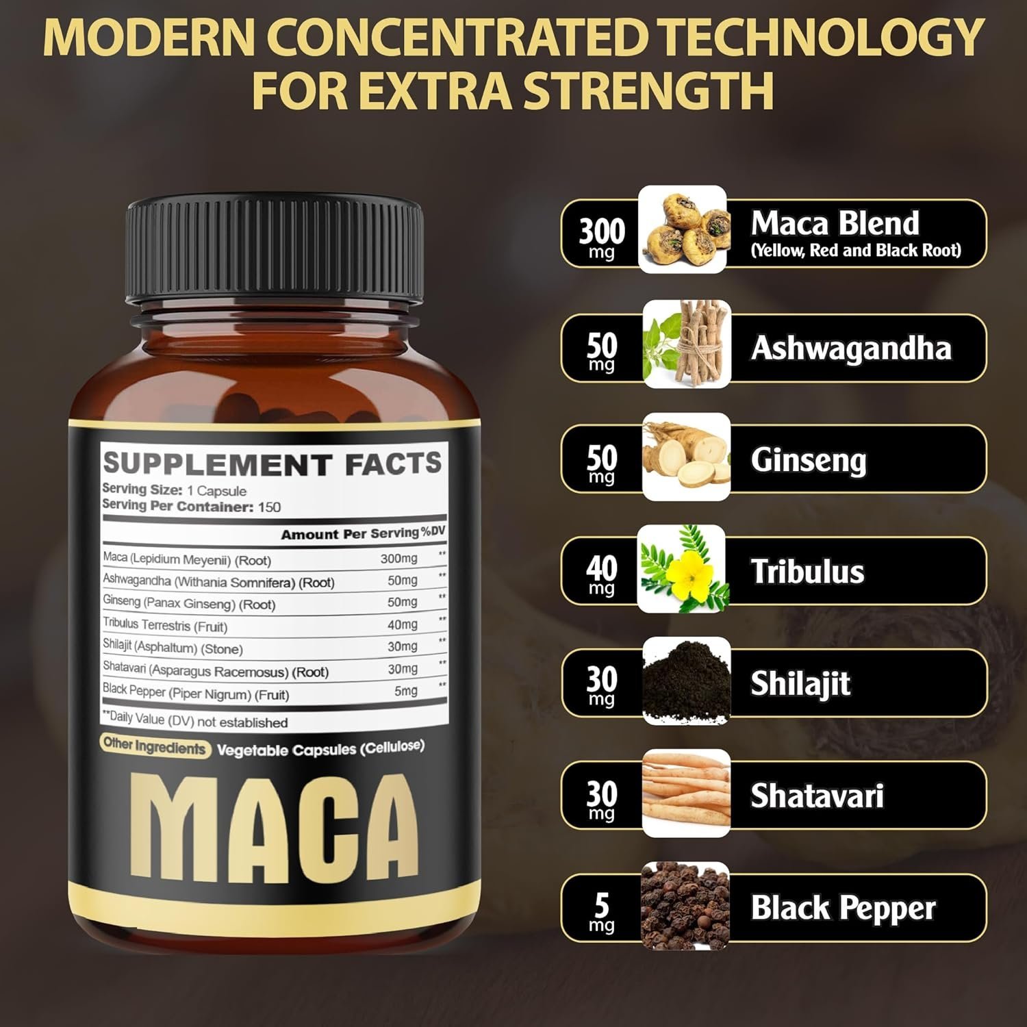 Natgrown Organic Maca Root Powder Capsules - Image 9