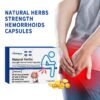 Natural Herbal Strength Hemorrhoids Capsules, Natural Hemorrhoids Relief Capsules - Thumbnail Image 1