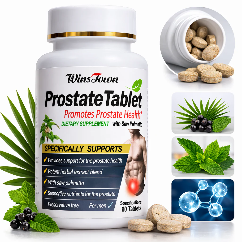 Prostate Health Tablets, Supports Men's Wellness, 60 Ct | With Saw Palmetto & Ginger Root, Supports Bladder Control, Prostate & Urinary Health - Image 1